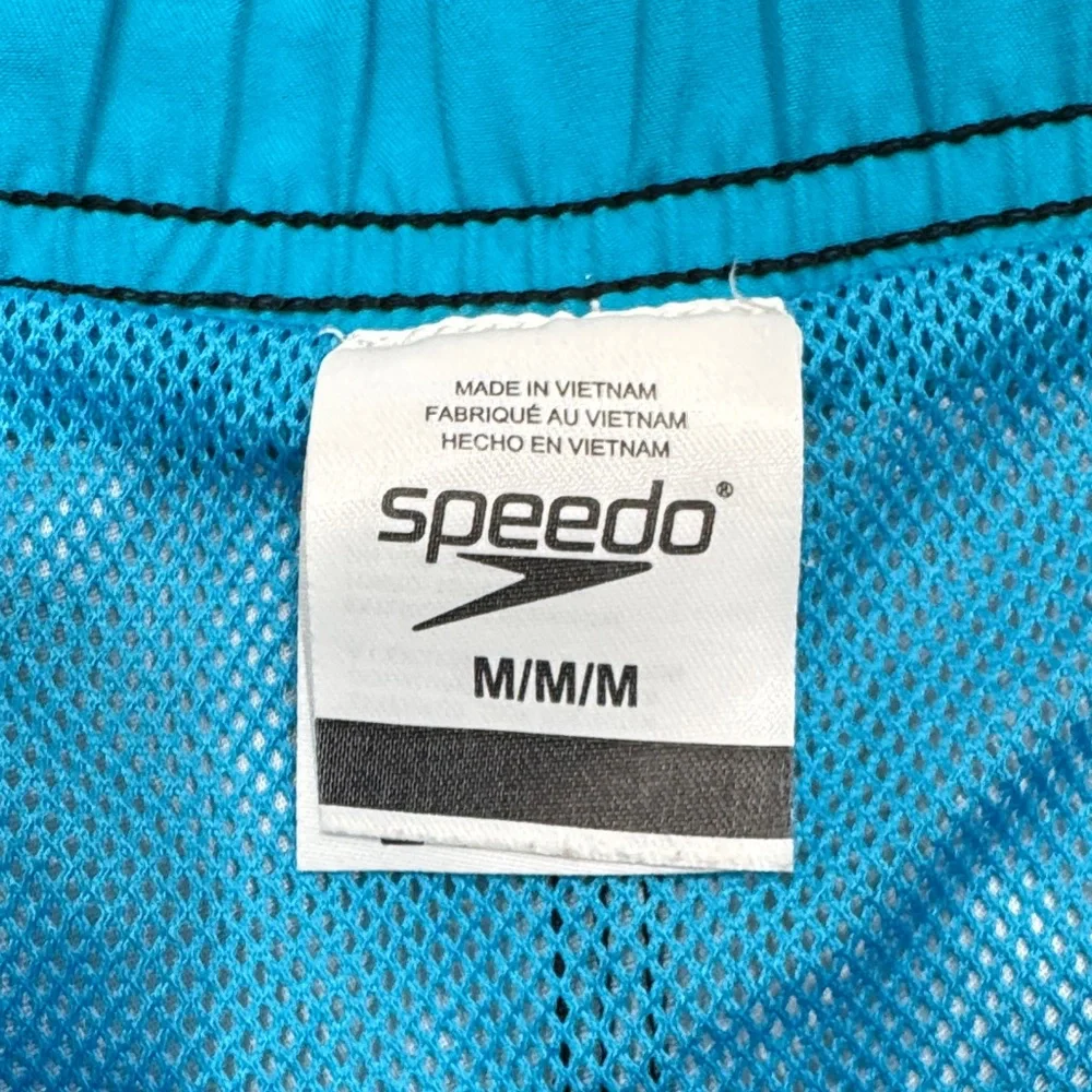 Speedo Blue and Green Swim Trunks